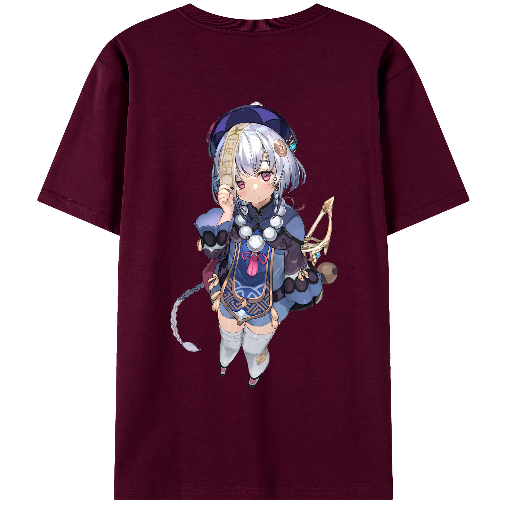 げんし神 七七 なな  genshin Nana レディース半袖Tシャツ(バックプリント)